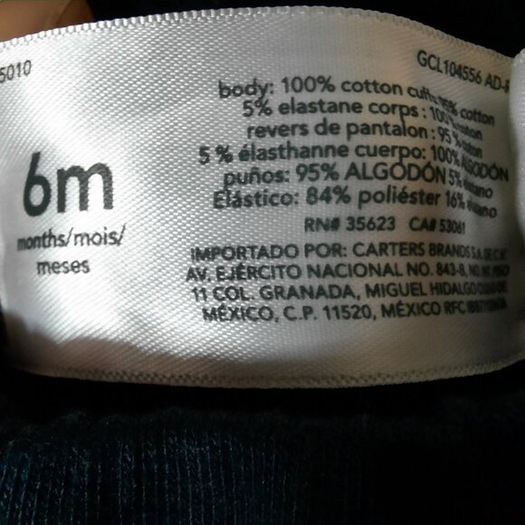 2 Baby Christmas Outfits, Carters Sweatsuit, Carters Onepiece Pants, Bundle, LN - Picture 11 of 13